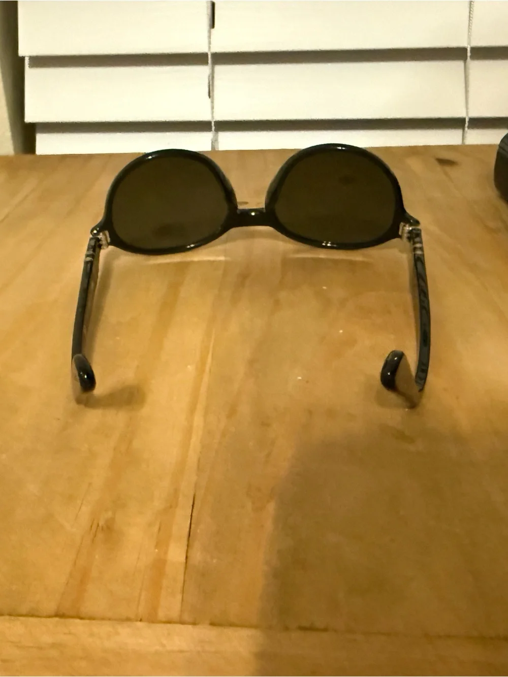 Persol Black Round Sunglasses 2988-5